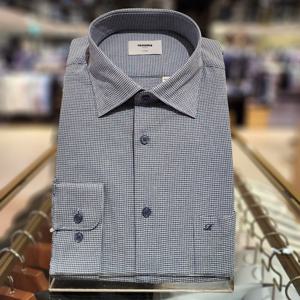 [레노마] 스판 시어서커 깅엄 체크 일반핏 RQSSG0041NY