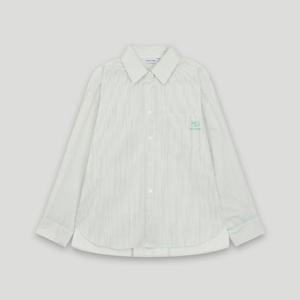 [코데즈컴바인]자수포인트 배색테잎 스트라이프셔츠 CLA-SH505W2