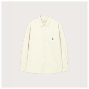 [커버낫]커버낫반팔티 CQK CO2501SH31-IV C 로고 다잉 옥스포드