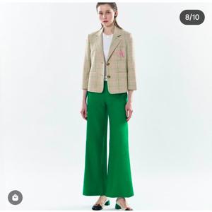 [제시뉴욕]린넨체크자켓ME3NRJR1350_KG_KG