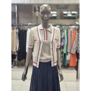 제시뉴욕 세이브존04 배색 포인트 니트 가디건 JE35NSKG5820A