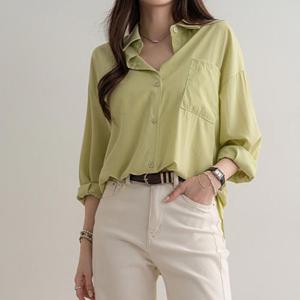 [나크21] (55~88) 실키 셔츠블라우스 NK31-T-1