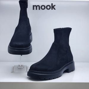 [무크]여성 초경량 몰드 스판 앵클부츠 322618 UA HGHI2SD