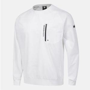 [데상트]데상트 베이직 우븐맨투맨 SQ123TWH21WHT0 긴팔티