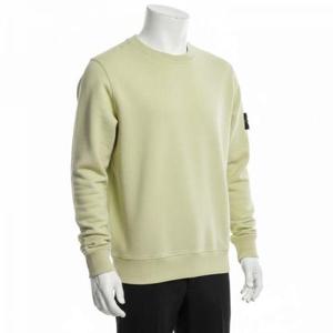 스톤아일랜드 22SS 와펜패치 남성 맨투맨 761563051 라이트 그린