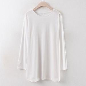 [강물처럼]여성 빅사이즈 매일 롱롱 나시 WW0013R 큰옷 오버핏 (