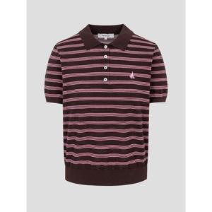 [빈폴레이디스] 허니콤 스트라이프 풀오버 브라운 (BF6351C01D)