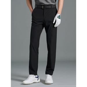 빈폴골프 남성 텍스처 스트레이트 팬츠 - 블랙 (BJ6321B055)