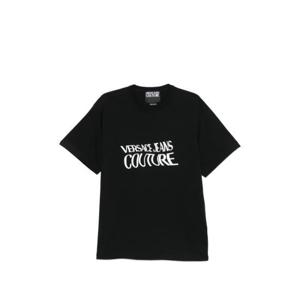 베르사체 반팔 티셔츠 80GAHE04 CJ00E 899 BLACK