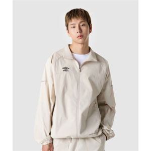 엄브로 UMBRO 액티브 올라운드 스트레치 스탠넥 바람막이 웜업 자켓 베이지(UQ321SJK91) UQ321SJK91_OBE0 372657