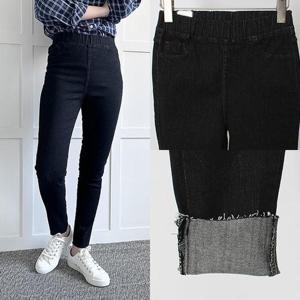 [강물처럼]위쉬몰 LO 블랙스톤워싱스키니704(P815H505) 빅사이즈