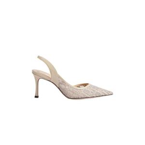 디올 아디오러블 슬링백 펌프 디올 오블리크 자수 메쉬 트렌치 KDV565OEN-S23T