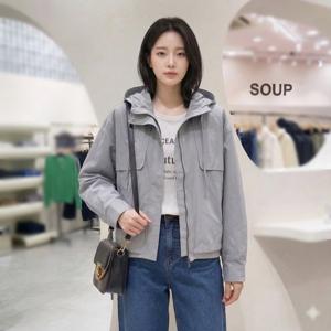 [숲]루즈핏 숏 여성후드숲점퍼  SC3UJ9Z