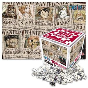 [하비스]직소퍼즐 애니 원피스 미니 큐브 뉴 현상수배 108피스