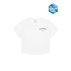 디스커버리키즈반팔티 AQS DKTR93053-WHS 여아 프레시벤트 슬림핏 트레이닝 반팔티셔츠