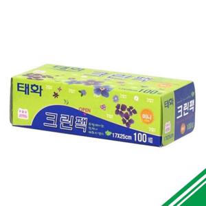 [베스트쇼핑]태화 크린팩 위생비닐 위생팩 미니(17x25x100매) 10개