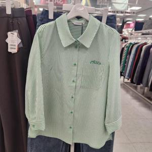 여성크로커다일 레이디 HC44 스트라이프  셔츠 CLFMBL901