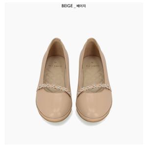 [엘칸토]여성 양가죽 초경량 장식 웨지펌프스 4.5CM LCWD69U613X