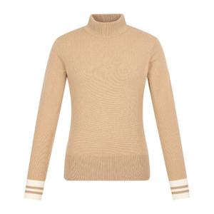 핑골프웨어 NQC 121D3SR261_BG 여성 배색 모크넥 긴팔 니트