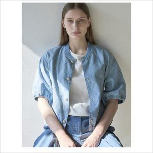 올리비아로렌 HC04 스티치 데님 자켓 VVBMJ5M3391