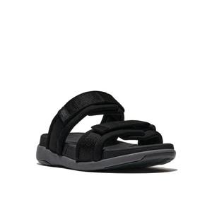 [FITFLOP][삼성물산공식] 남성 F모드 GO 남성 조절 가능 패딩 웨빙 투 바 슬라이드  블랙 (FT64K1D085)