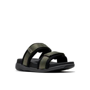 [FITFLOP][삼성물산공식] 남성 F모드 GO 남성 조절 가능 패딩 웨빙 투 바 슬라이드  딥 올리브/블랙 (FT64K1D08J)