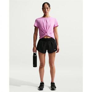 나이키 드라이 핏 원 여성 미드라이즈 3인치 브리프 라인드 쇼츠 - 블랙화이트 DX6011-011 402570