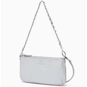 [질스튜어트핸드백] 체인 스트랩 가죽 미니 숄더 겸 크로스 실버 JABA6E037 SV