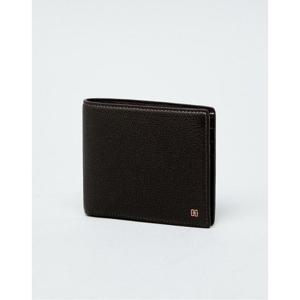 선물포장  (DBWA6E858W3) 다크브라운 유럽 수입가죽 내부 체크 라인 포인트 지갑