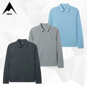 네파 [택가 89,000원] 남성 에어플로우 긴팔 폴로 티셔츠 7M15222
