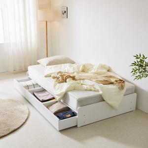 파로마 루에다 무헤드 수납 침대 프레임 SS + 40T 독립스프링 매