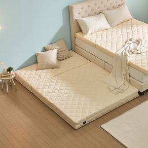 트리플 3단 접이식매트리스 150T+방수커버 S TWB012