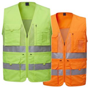지벤 ZB-V2523 ZB-V2524 메쉬 안전 베스트 형광 망사 여름 안전조끼