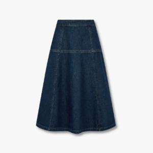 [톰보이]백 밴딩 플레어 데님 스커트(9106162106)-GB