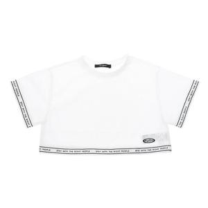 [티파니(정상)]IV 메쉬 망사 크롭티 T62KAT070