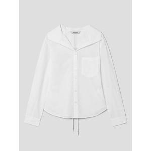 (356364WM61) [에잇세컨즈] 코튼 빅칼라 셔츠 - 화이트