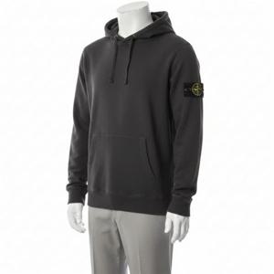 스톤아일랜드 25FW 6100029 브러쉬드 오가닉 코튼 플리스 후드 스웨트셔츠 K2S15 S0A20 V0062 373504