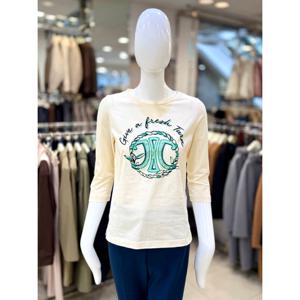 [조이너스]진주 로그 포인트 프린트 티셔츠 JAEU3WKL110