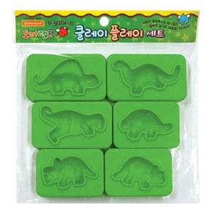 도너랜드 조형도구 몰드-공룡친구 6종 -33839