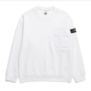 [내셔널지오그래픽 (행사)]가슴 우븐 포켓 세미오버핏 맨투맨 N241MSW060