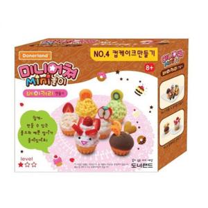 천사점토 도너랜드미니어쳐 NO. 4 컵케이크 만들기