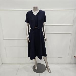 [미니멈]MYBAWO3140DV1언발 랩 플레어  원피스_JK