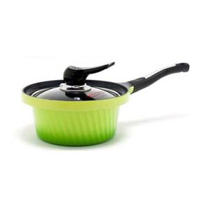 [주방] 국내산 키친아트 세라믹코팅 통주물 편수냄비 18cm