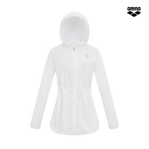 [아레나] 아레나 코어 집업 롱커버업 A6BL1QR42 WHT A6BL1QR42