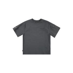 디스커버리 공용 경량 고프코어 우븐 반팔티 DXTR76043-GRD