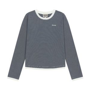 마리떼 링거 스트라이프 롱 슬리브 W A2 MFG46SLS111 NVY PNK