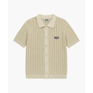 마리떼 WAPPEN CROCHET 하프 니트 가디건 B1 MFG46UCD113 BEG HGY