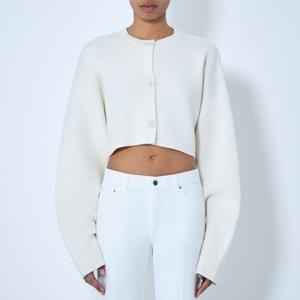 26 SS 토템 크루넥 커브드 슬리브 니트 크롭 262 WRT0742 YA0278 106