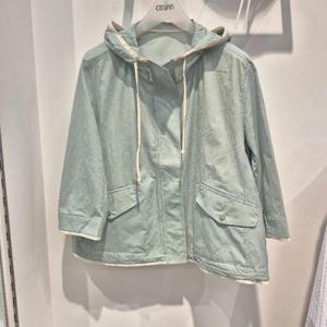 오프리미츠 HC07 7부라인배색후드점퍼 B26JP3460