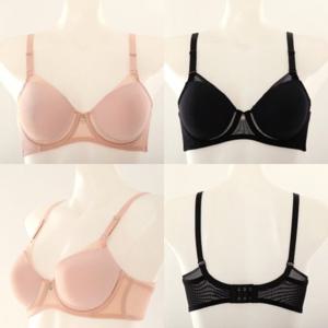 비너스 란제리 (E컵F컵)(VBR1695)통기성 좋은 무빙 메쉬 여름 추천  더블윙 심플 몰드 브래지어 VBR1695EF000